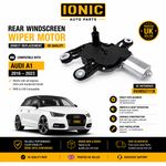 Rear Windscreen Wiper Motor Hatchback for Audi A1 / Audi Q2 8V0955711B 2016–2023