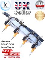 4x GENUINE DENSO OEM FUEL INJECTORS + RAIL TOYOTA COROLLA  2.0 VVT-I 23250-F2070