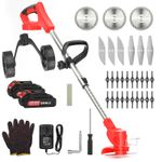 SHALL 24V Cordless Strimmer Grass Trimmer Electric Tree Garden Weed Cutter