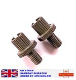2 x MOTORCYCLE HANDLEBAR CABLE ADJUSTER FOR 8MM OD CLUTCH CABLE 8MM THREAD UK
