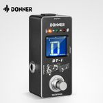 🎸 Donner Chromatic Guitar Tuner Pedal 2 Modes LED Pitch Indicator True Bypass🌟