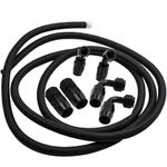 ⭐⭐⭐⭐⭐ AN10 -10AN Fitting Stainless Steel Braided Oil Fuel Hose Line Kit 12 FT