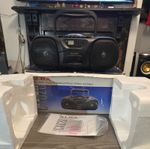 Alba CX620CD Radio Cassette Boombox Black  Tested Fully Working Mains Lead- VGC