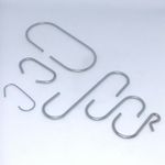 Metal 'S' & 'C' Hooks for Hanging Posters & Signs