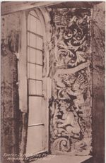 Postcard - Exeter DEVON - St Nicholas Priory Guest Hall Window
