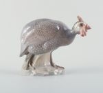 Extremely rare Bing & Grondahl, B&G 1735, guinea fowl in porcelain.