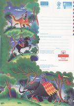 GB Stamps Aerogram / Air Letter APS 109 - 1st NVI Xmas / Christmas, 3 Kings 1994
