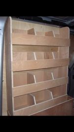 Assembled Citroen Relay Van Racking Shelving Ply Tool Storage 