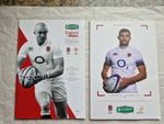  England rugby.  International programmes and match tickets. 2016/17/19.  
