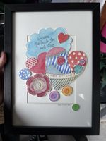 Kate Brazier Crochet/Heart/Love Handmade Drawing - Art