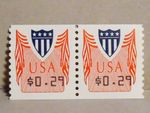 SCOTT STAMP #CVP 29 - COMPUTER VENDED POSTAGE - 29 CENT COIL PAIR - MNH