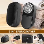 Electric Fabric Shaver & Lint Remover – Rechargeable Sweater Defuzzer with 6Leaf