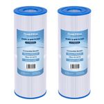 2 x Hot Tub Spa Pool Water Filter Cartridges Compatible Pleatco PRB25IN, UNICEL