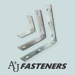 DISCOUNTED - CORNER BRACE ANGLE BRACKET ALL SIZES L RIGHT ANGLE BZP STEEL