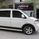VW T5 T5.1 2003-2015 SWB WHEEL ARCHES FENDER FLARES BLACK Double Sliding Door