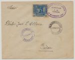 Paraguay 1945 Single Franking - Marshal on Horse Michel No. 555