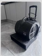 Elite Portable Air Mover Floor Dryer Blower Fan, Black, Carry Handle & Cable