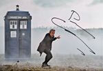 PETER CAPALDI DR WHO,  AUTOGRAPHED A4  PHOTOGRAPH.