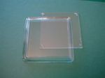 Twenty Five Acrylic Clear Square Coasters (extra depth for craft) - 80mm x 80mm