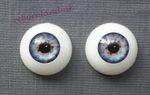 HALF ROUND REBORN DOLL ACRYLIC EYES -BABY BLUE COLOUR- 18MM, 20MM, 22MM,24MM