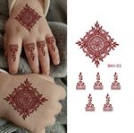 Baby Henna mendhi (2 sheets) Temporary Tattoo Sticker Body Art 