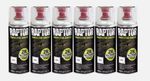 6 X UPOL RAPTOR 2K TOUGH BED LINER U-POL PROTECTOR   400ML AEROSOL -  WHITE