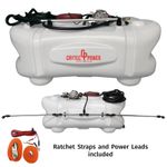 Crytec ATV Quad Sprayer 12V 100L 1.5m Boom Hand Lance Agricultural Weeds Crops