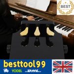 Piano Pedal Extender Piano-assisted Children's Piano Auxiliary 3 Pedal Black