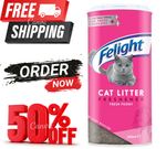 Felight Antibacterial Cat Litter Freshener Powder, with Floral Peony Scent.300ml