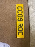 car registration plate certificate