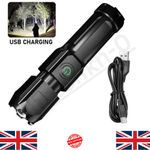 LED Torch Hand Torches Battery Powered - Super Bright Small Camping Flashlight