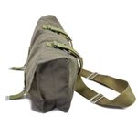Genuine 80's Polish Army Canvas Webbing Bread Bag Military Satchel-USED.