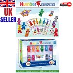 12Pcs Numberblocks Friends One to Ten Blocks Learning Resources - Children's Mat