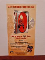 Star Trek The Wrath of Khan DVD Leaflet / Flyer #W825