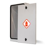 Steel Gas Safety Locker for 6kg Propane or 7kg Butane Ducato Sprinter (Grey)