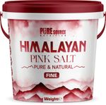 Pure Source Nutrition Himalayan Pink Salt FINE 100% Natural Food Grade Bucket