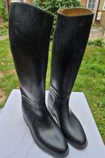 Aigle Long Rubber Riding Boots Women's Size  6.5 Eu 40