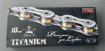 **New** YBN SLA-210 Titanium 10-Speed Chain —- Gold