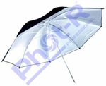 Phot-R 33"/83cm Black/Silver Studio Flash Light Diffuser Reflector Umbrella