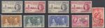 Gold Coast 1937-1958:SG117/9;133,a/34,a;147;175; mint hinged + used CV £77.7