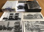Box Of 32 Rare B&W Tram Photos & 9 Tram Postcards LONDON TRANSPORT TRAMS Vintage