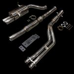 BMW 3-Series 320i/325i/330i E46 3" Race Twin Exit, OE Manifold Back Exhaust
