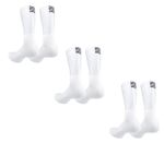 3 Pairs Aero Cycling Socks White/Black +39-45 (UK) RRP £33.99