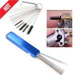 2 Set Carburetor Cleaning Kit Needles Wires Brush Carb Dirt Jet Cleaner Tool UK