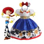 Kids Girls Toys Story Woody Jessie Costume Tutu Skirt Birthday Party Fancy Dress