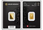 Argor Heraeus 1g Gold Bar 999.9 Fine - NEW DESIGN Classic Series - Sealed