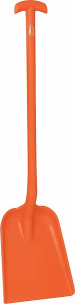 Vikan 56317 Heavy Duty Plastic Shovel Food Stable Snow Muck Manure Orange
