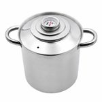 Cookware Stainless Steel Meat Steamer Pot Uncoated for Homemade Ham Cooking