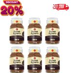 6x Douwe Egberts Pure Indulgence Dark Roast Instant Coffee 190g Blend Coffee