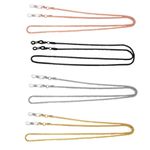 4 Pcs Glasses Chain Metal Rope Stylish Decor Eyeglasses Accessory